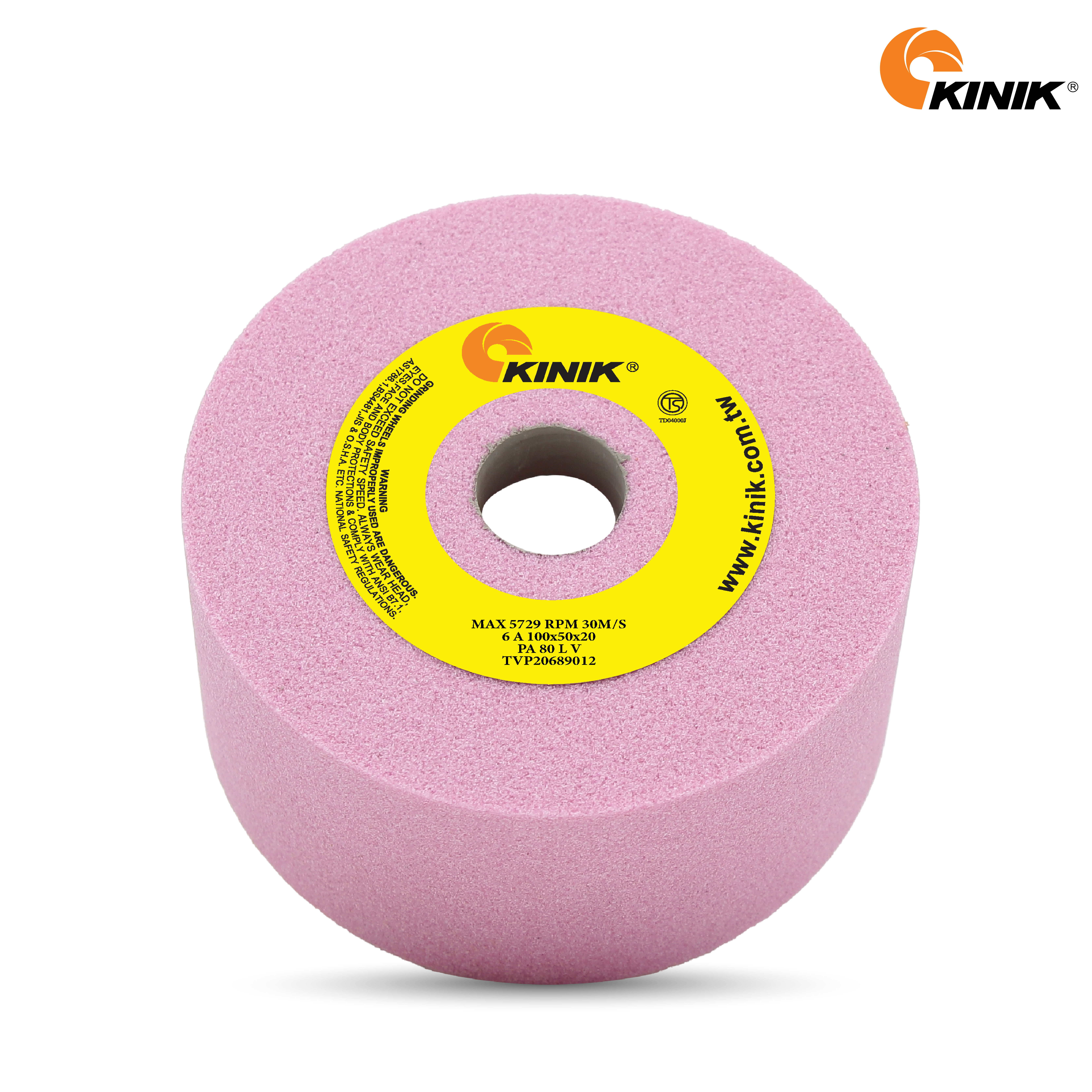 หินถ้วยตรง KINIK PA80LV6A 100x50x20 mm.