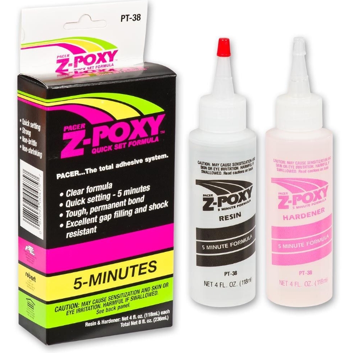 ZAP Z-POXY แบบแห้งเร็ว 5นาที และ แบบ 30นาที แบบปานกลาง 15นาที