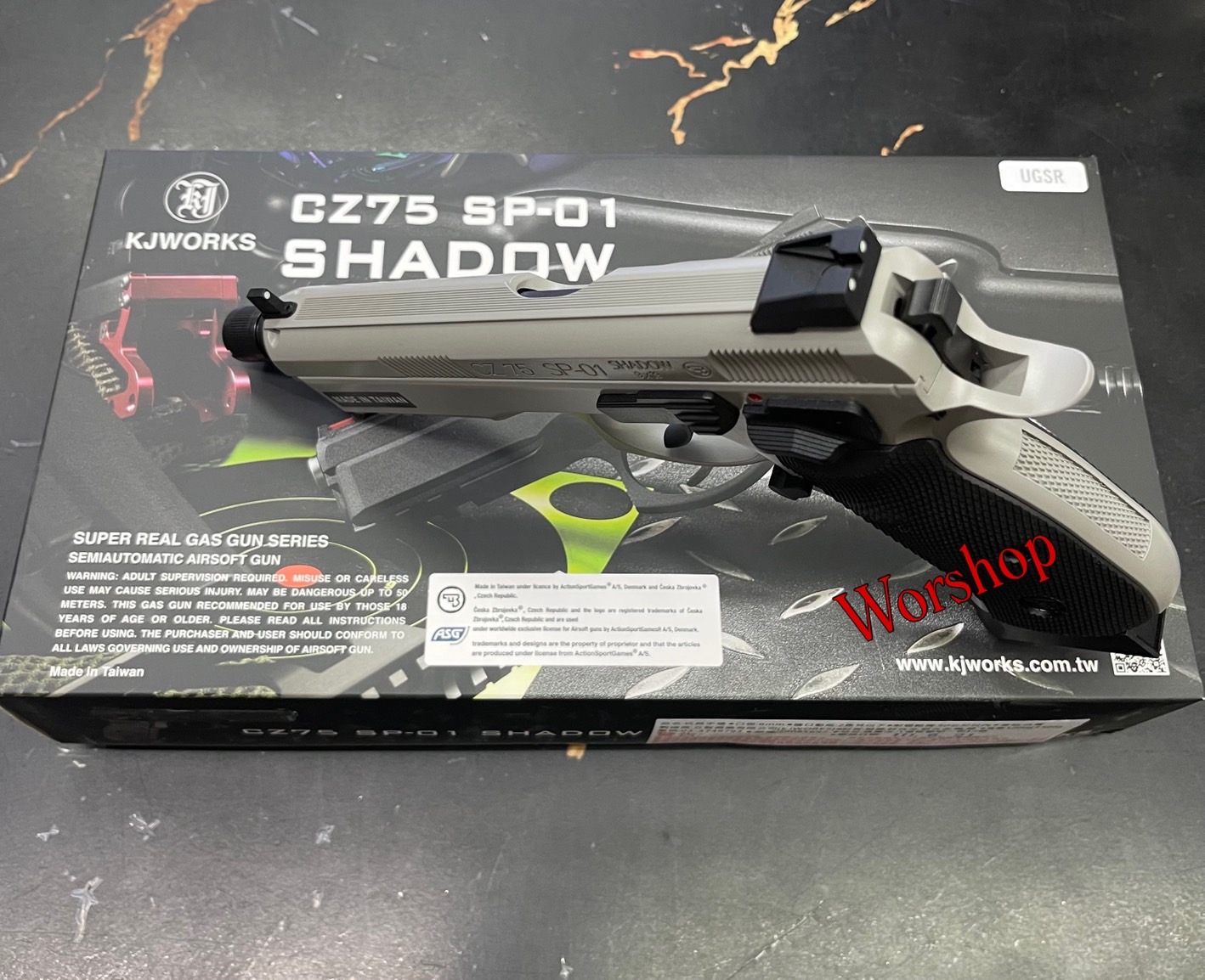 CZ 75 SP-01 Shadow Urban Grey GBB - KJ Works