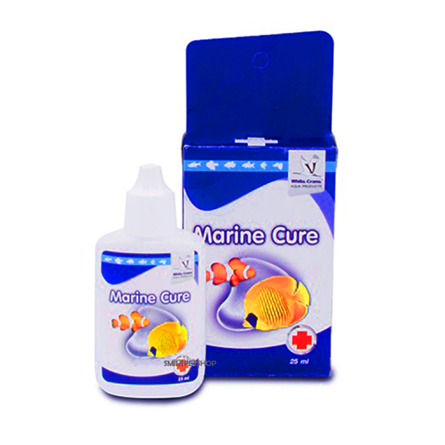 Marine Cure(ยารักษาและป้องโรคปลาทะเล กำจัดจุดขาว เชื้อรา ออดิเนียม)