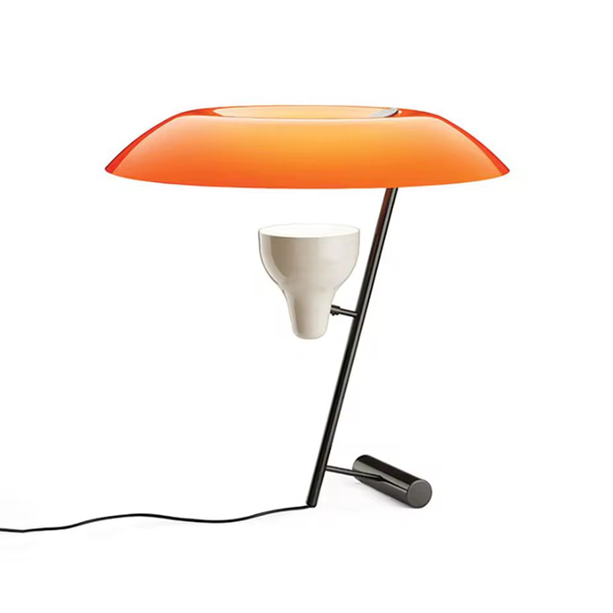 โคมไฟตั้งโต๊ะ Table lamp Metal Black + Orange LED E14x1 IP20
