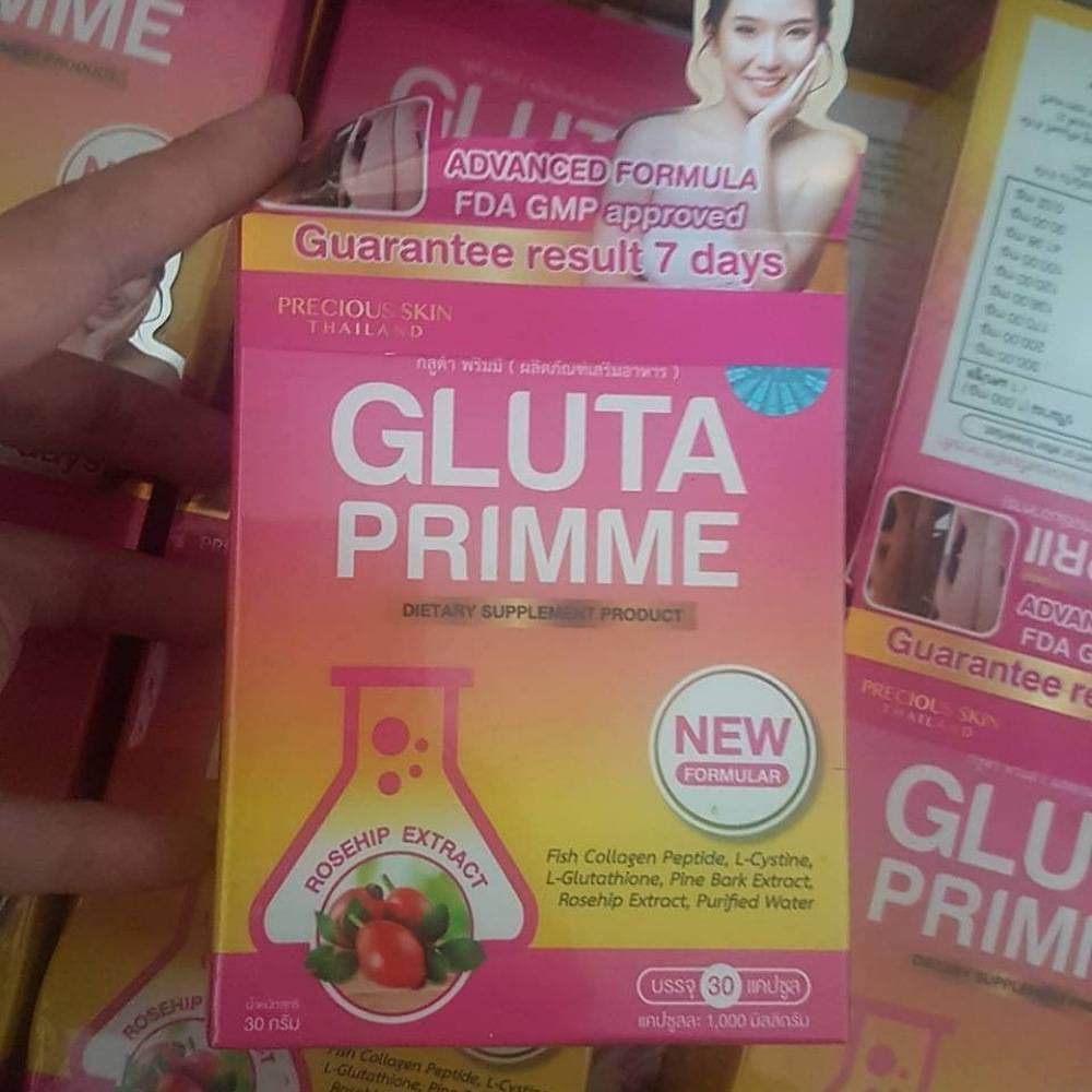 gluta primme dietary whitening skin supplement original