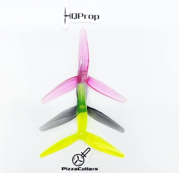 HQProp PizzaCutters 5037-3 Grey (2CW+2CCW) 1ถุง 4ใบ - Pink