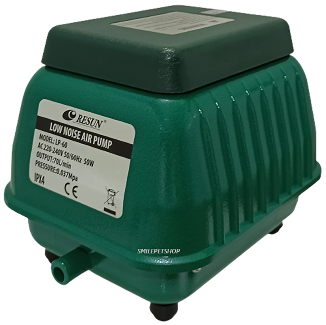 RESUN LP-60 (ปั๊มลม เสียงเงียบ แรงลม 70 L/min ของแท้ประกันศูนย์ Resun ประเทศไทย)
