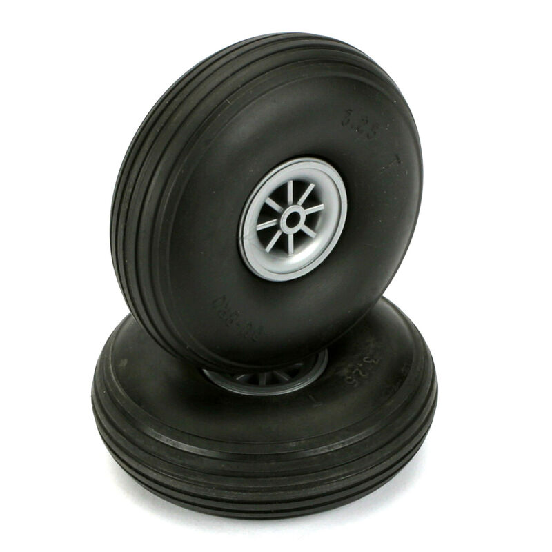 Treaded Wheels, 3-1/4"