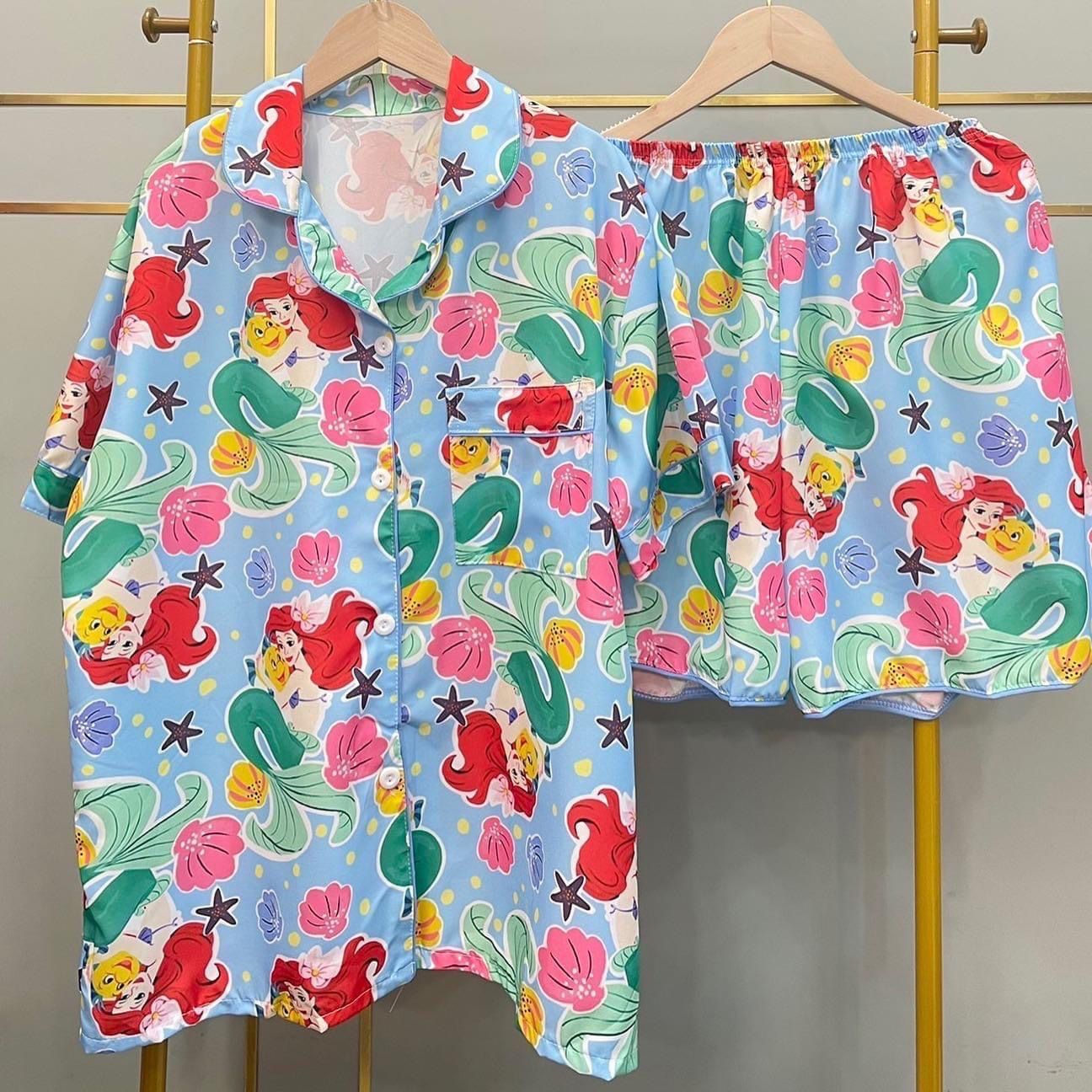 ชุดนอน แขนสั้น-ขาสั้น มีหลายแบบ พร้อมส่ง