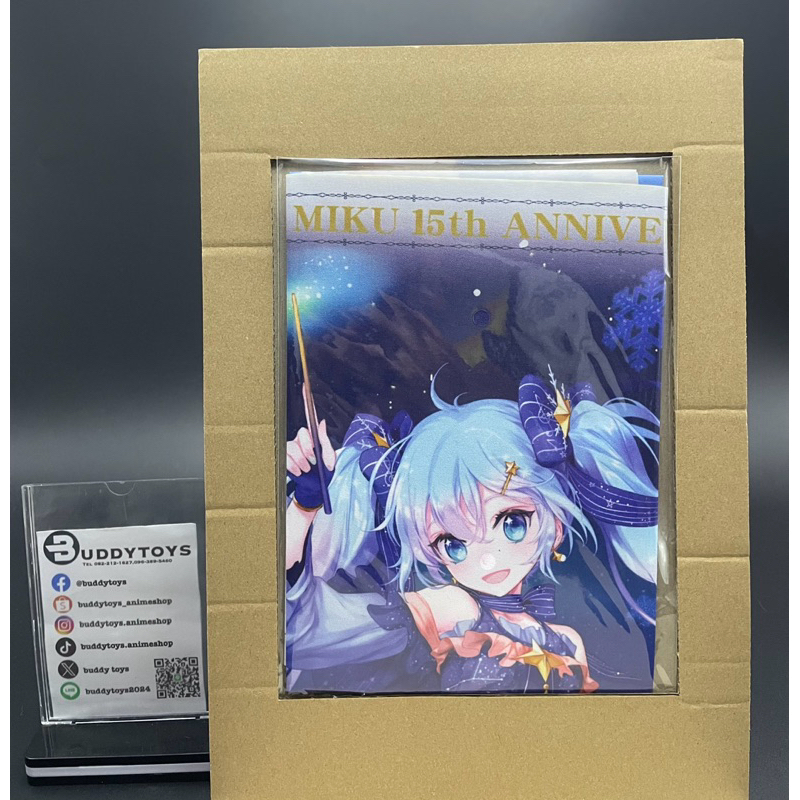 ผ้า ฮัตสึเนะ มิกุ ~สโนว์ มิกุ~[Hatsune Miku ~Snow Miku~ 15th Anniversary Of Snow Miku A2 Multi Cloth Collection]
