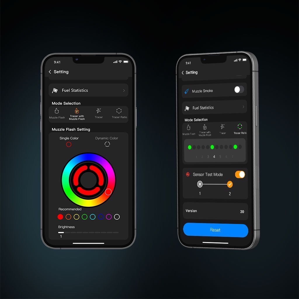 Tracer flare Cube Smoky BT tracer V900