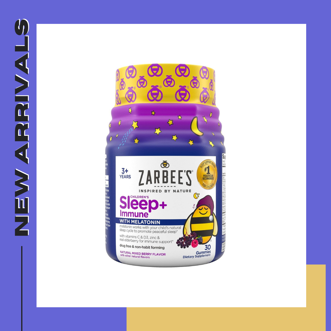 Zarbee's Sleep & Immune Gummy 30ct ตัวช่วยนอนกัมมี่ เสริมภูมิคุ้มกัน ในชิ้นเดียว