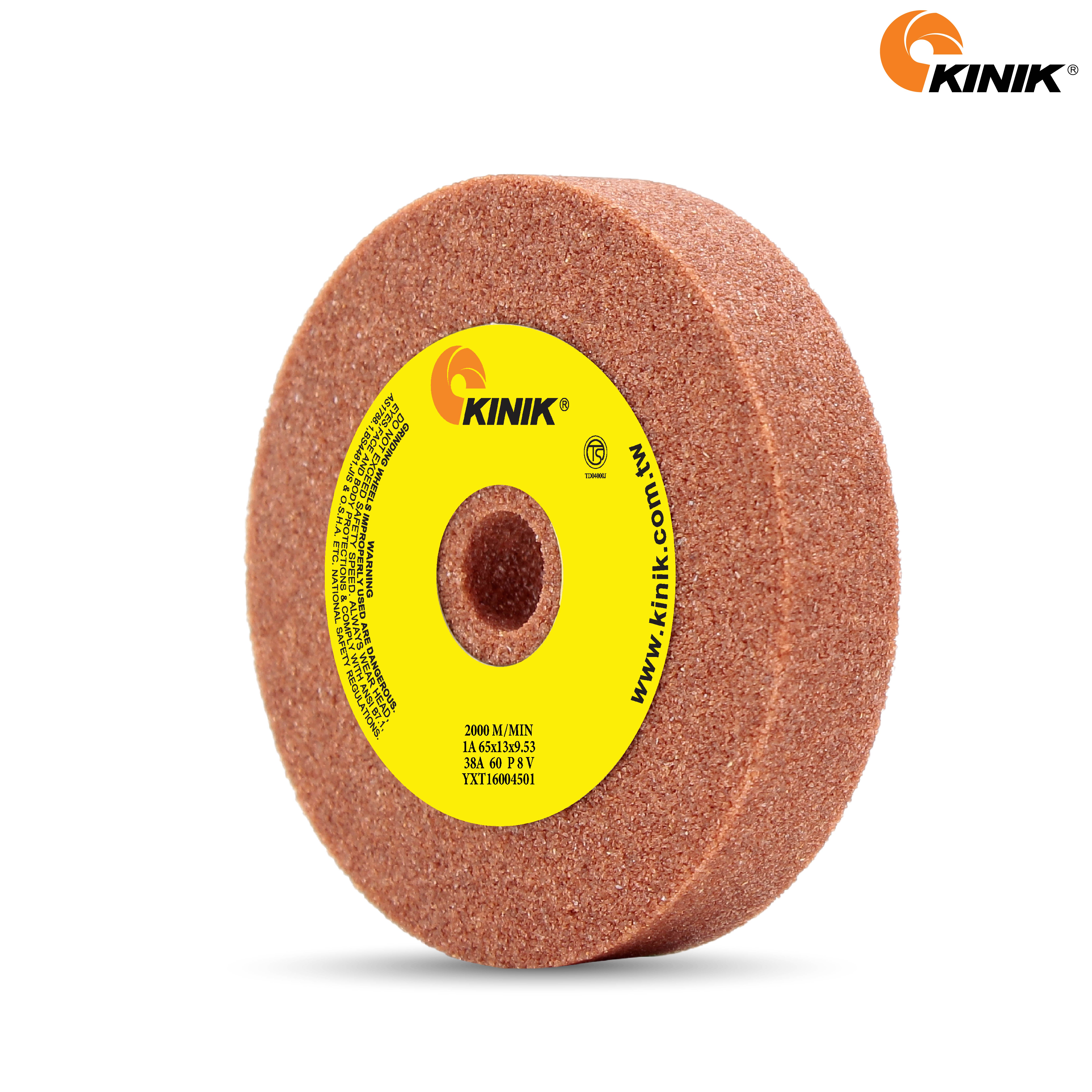 หินเจียร KINIK 38A60P8V1A 65x13x9.53 mm.