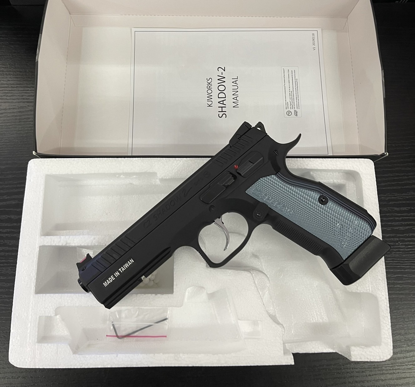 CZ Shadow2 Green Gas - KJ WORKS