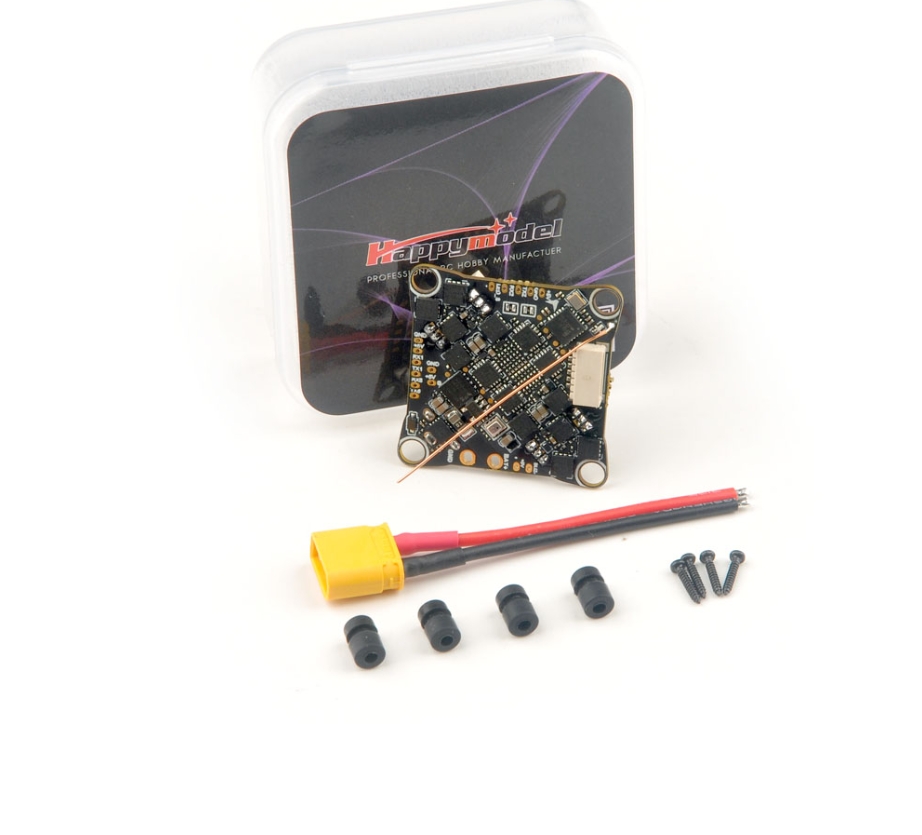 Happymodle CrazyF405HD ELRS 1-2S AIO FC ELRS receiver and 12A BLHELI_S ESC