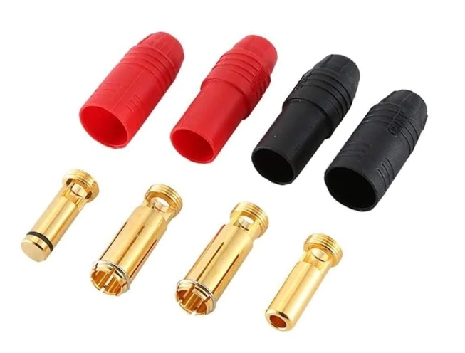 AS150 Gold Plated 7mm Bullet Anti Spark Connector Set ราคาต่อ 1เซ็ท