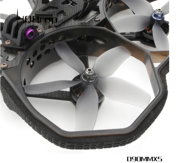HQProp D90MMX5 for Cinewhoop (2CW+2CCW)-Poly Carbonate 1ถุง 4ใบ