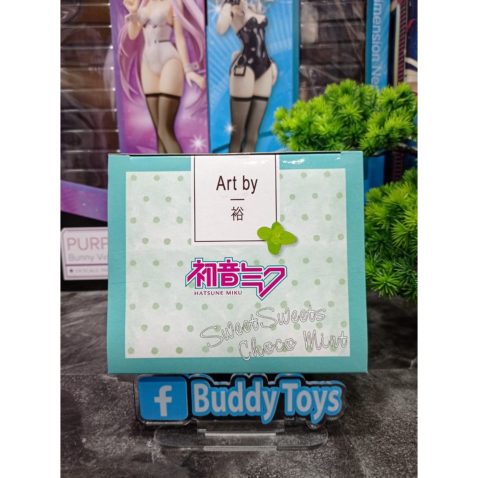 [ Figure แท้ ] Vocaloid Hatsune Miku SweetSweets Chocolate Mint [ FuRyu ]