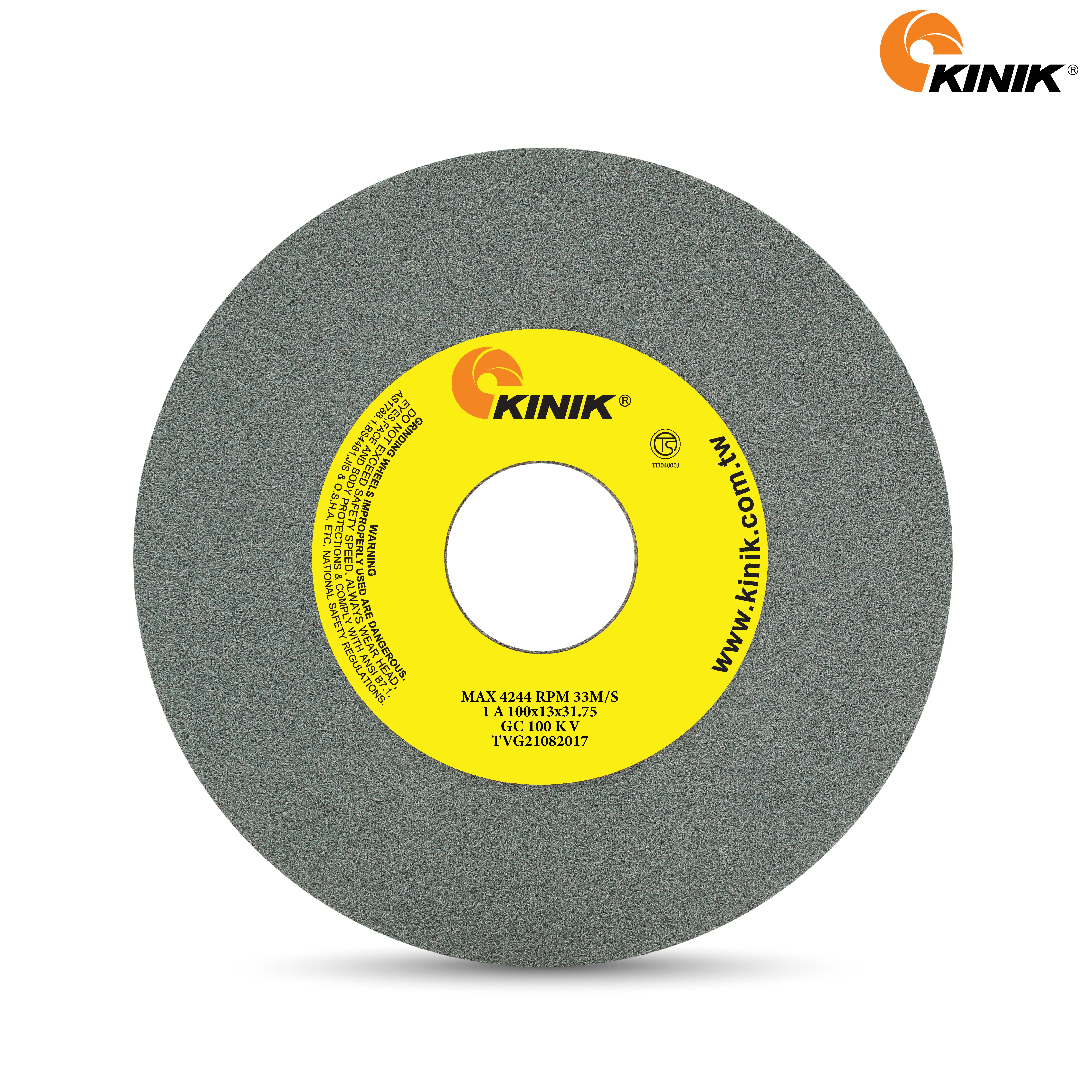 หินเจียร KINIK GC100KV1A 100x13x31.75 mm.
