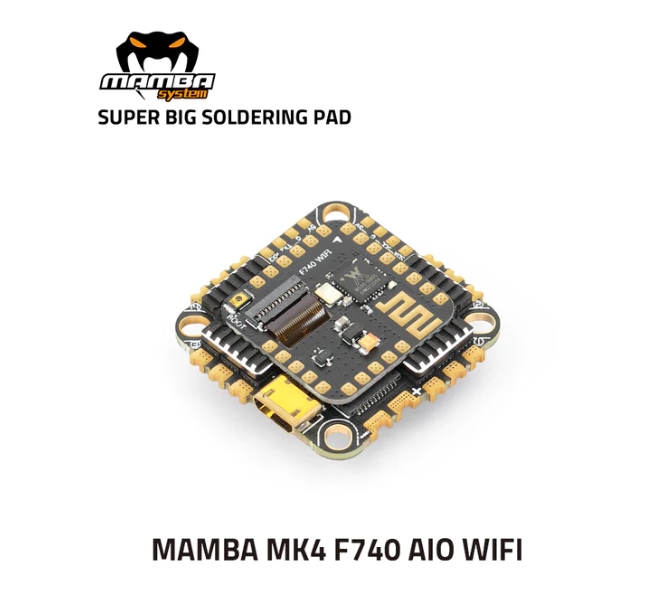 [AIO 25x25] Mamba MK4 F740 AIO 40A 6S 32bit ALL IN ONE AIO FC&ESC 25.5mm/M2