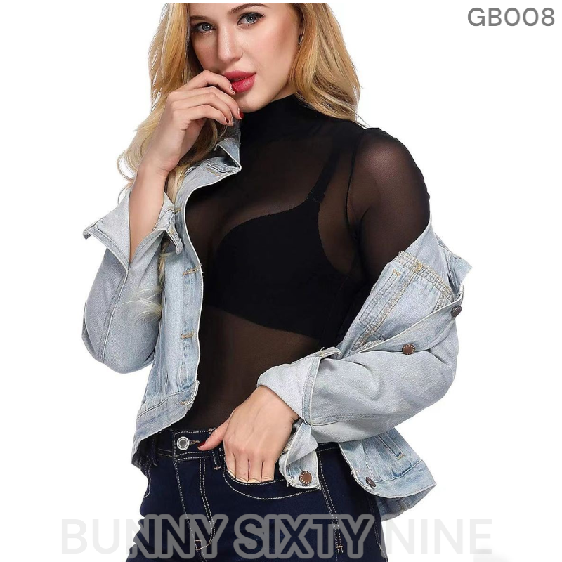 เสื้อแขนยาว ซีทรู สายฝอ รหัส GB008