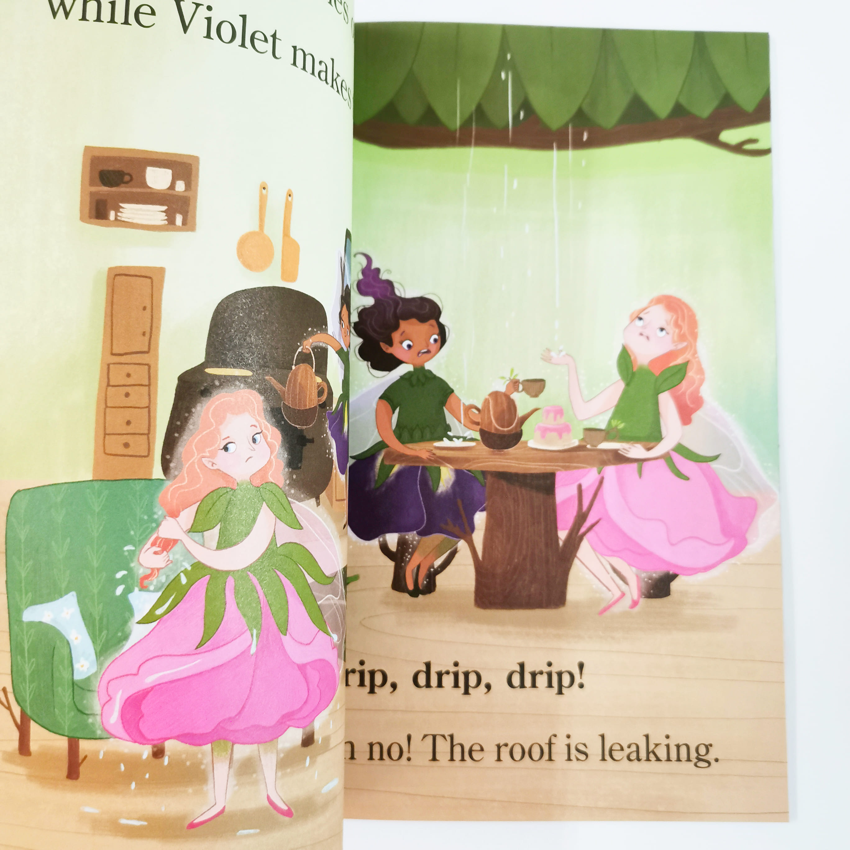 Violet Fairy Gets Her Wings #1 (Flower Wings)