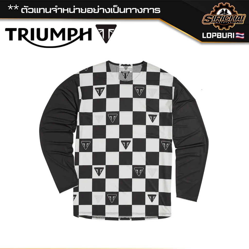 เสื้อสเวตเตอร์ Triumph MTLS2316 ของแท้ 100%✅ ( 📌แนะนำลด 1 ไซส์จากปกติ ไซส์ยุโรปคับ )