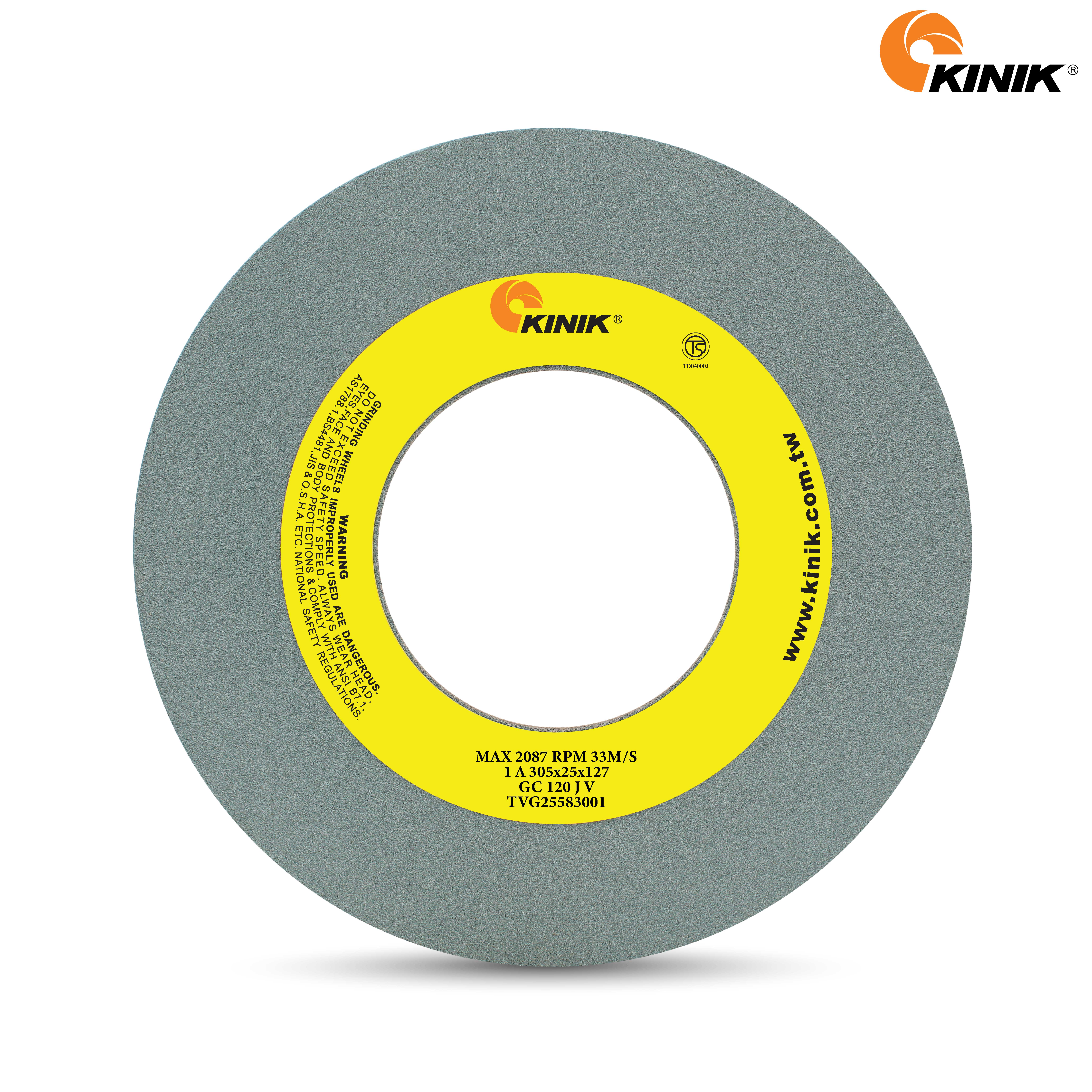 หินเจียร KINIK GC120JV1A 305x25x127 mm.