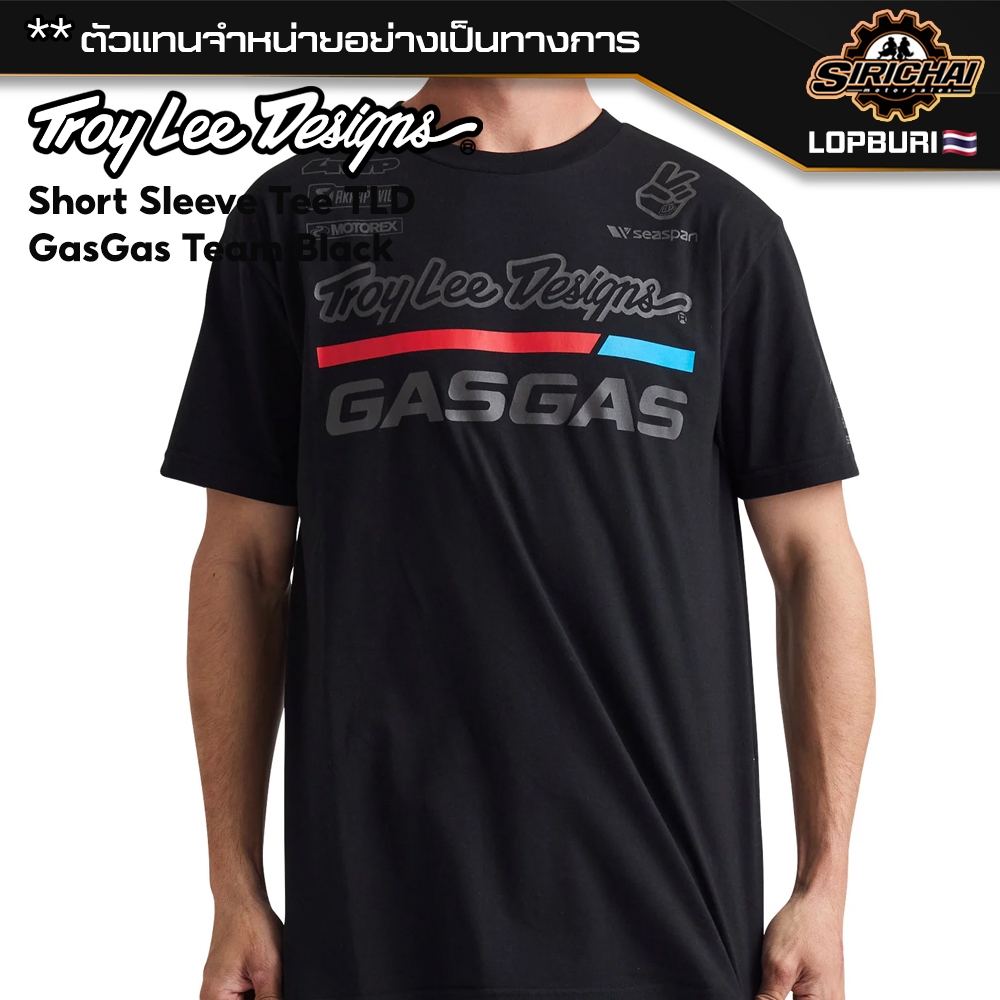 เสื้อยืด Troy Lee Designs Short Sleeve Tee TLD GasGas Team Black ของแท้ 100%✅