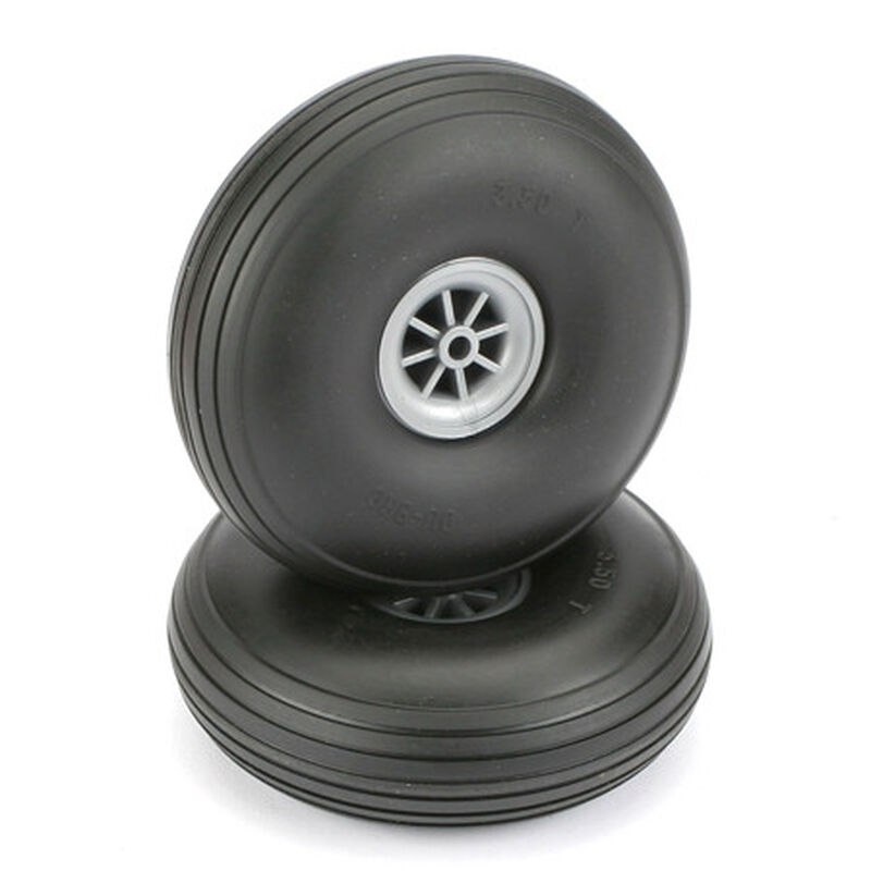 Treaded Wheels, 3-1/2"