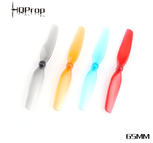 HQProp Micro Prop 65MM (5CW+5CCW)-Poly Carbonate-1.5MM Shaft 1ถุง 10ใบ