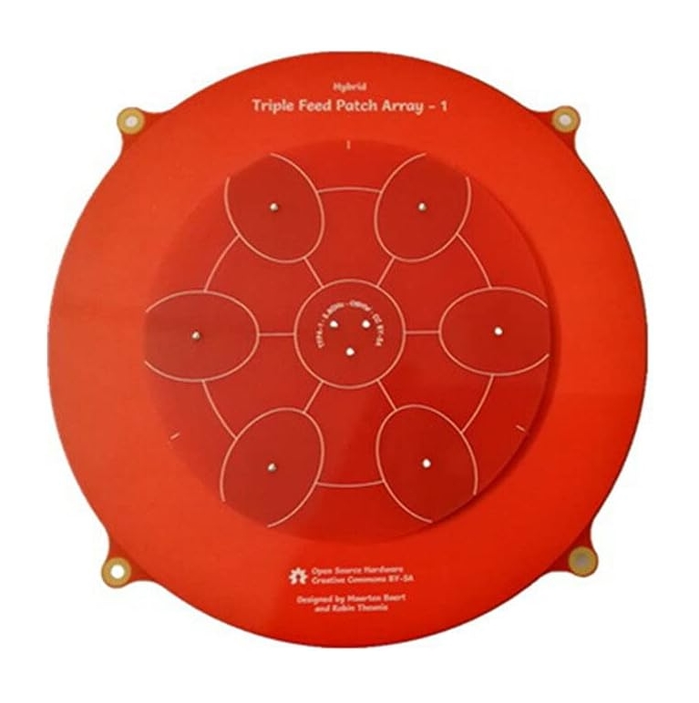 Pagoda Array FPV Antenna 150mm Triple Feed Patch 5.8GHz 14dBi