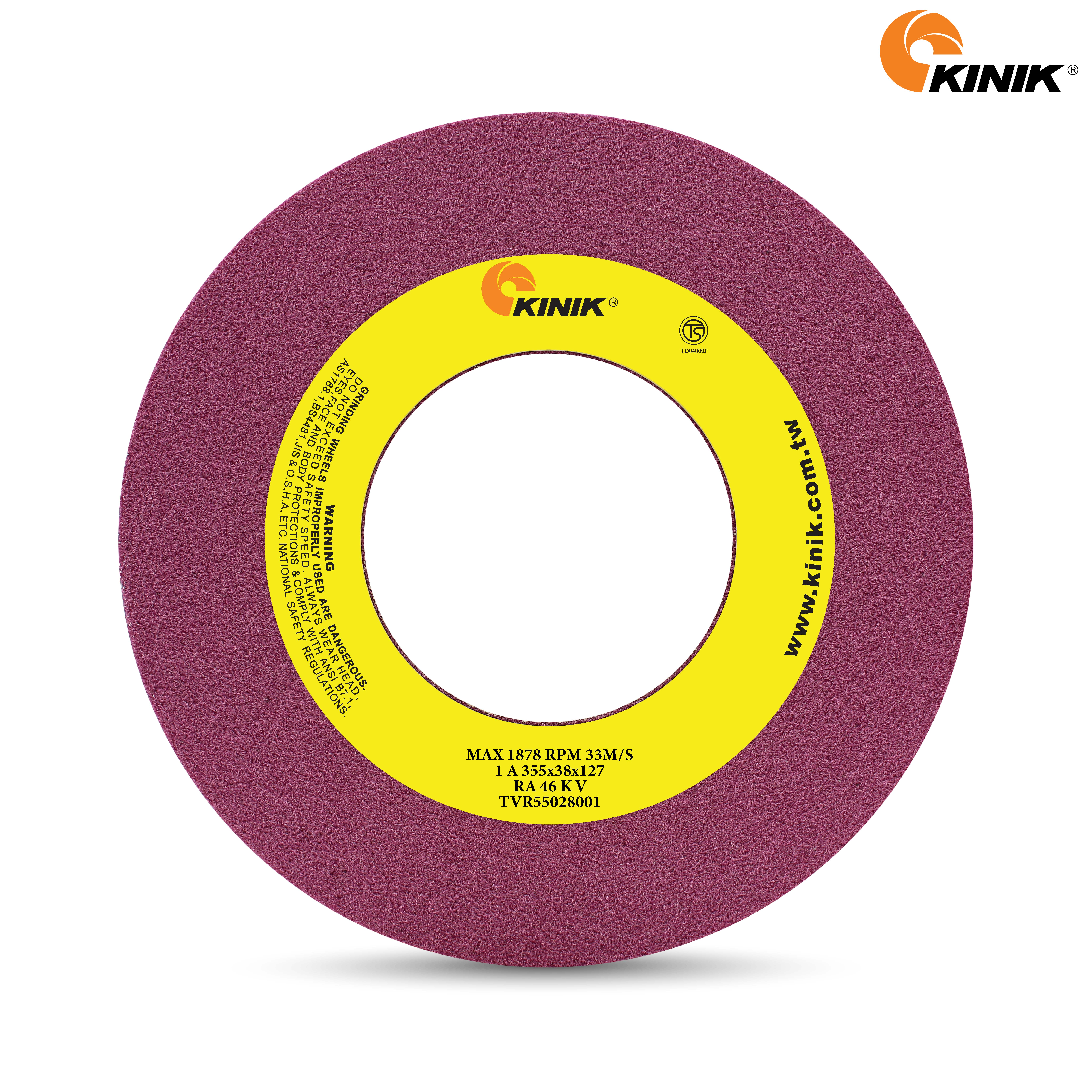 หินเจียร KINIK RA46KV1A 355x38x127 mm.