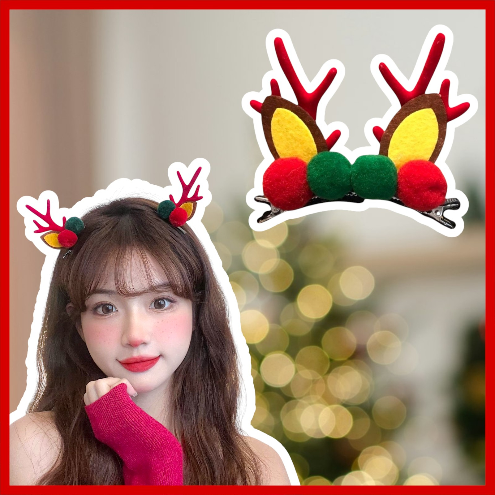 คาดผม กิ๊บ คริสต์มาส คาดผม กิ๊บ เทศกาลปีใหม่ Christmas พร้อมส่ง