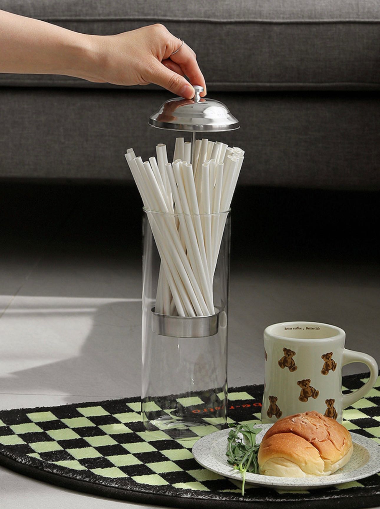 Stencover straw dispenser