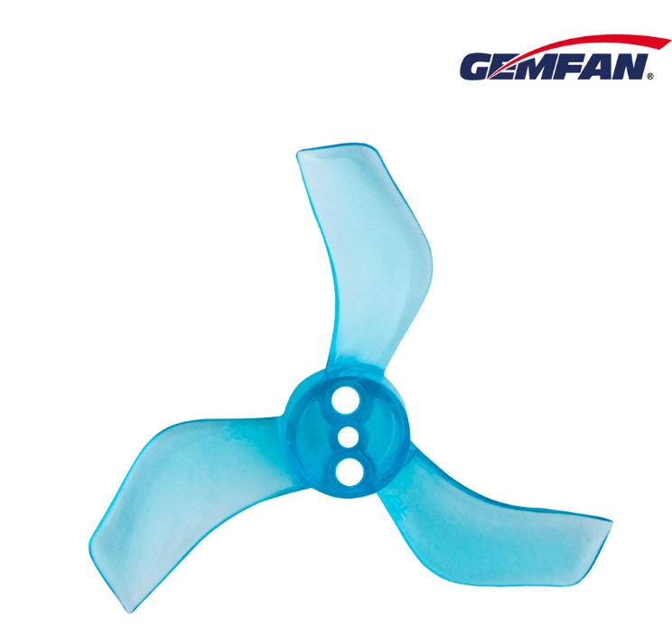 Gemfan 40mm 1635-3 Ducted 3 Blade รูแกน 1-0mm - 1.5mm Prop fpv racing drone ใบจิ๋ว Tiny whoop 1ถุง 8ใบ สุ่มสี