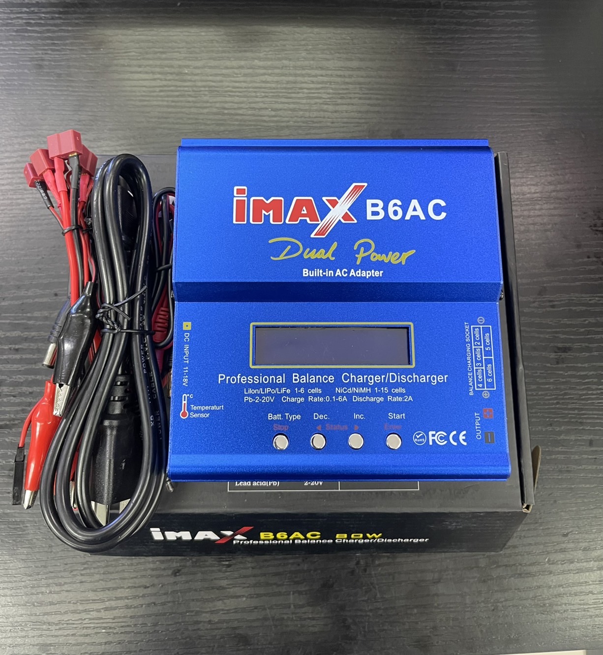 เครื่องชาร์จ iMAX B6AC เครื่องบาลานซ์ Charger/Discharger สำหรับ RC LiPo Battery Charging