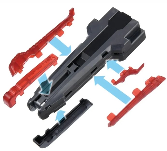 Takara Tomy Beyblade X BX-41 Rubber Custom Grip Gunmetal Ver ด้ามจับ