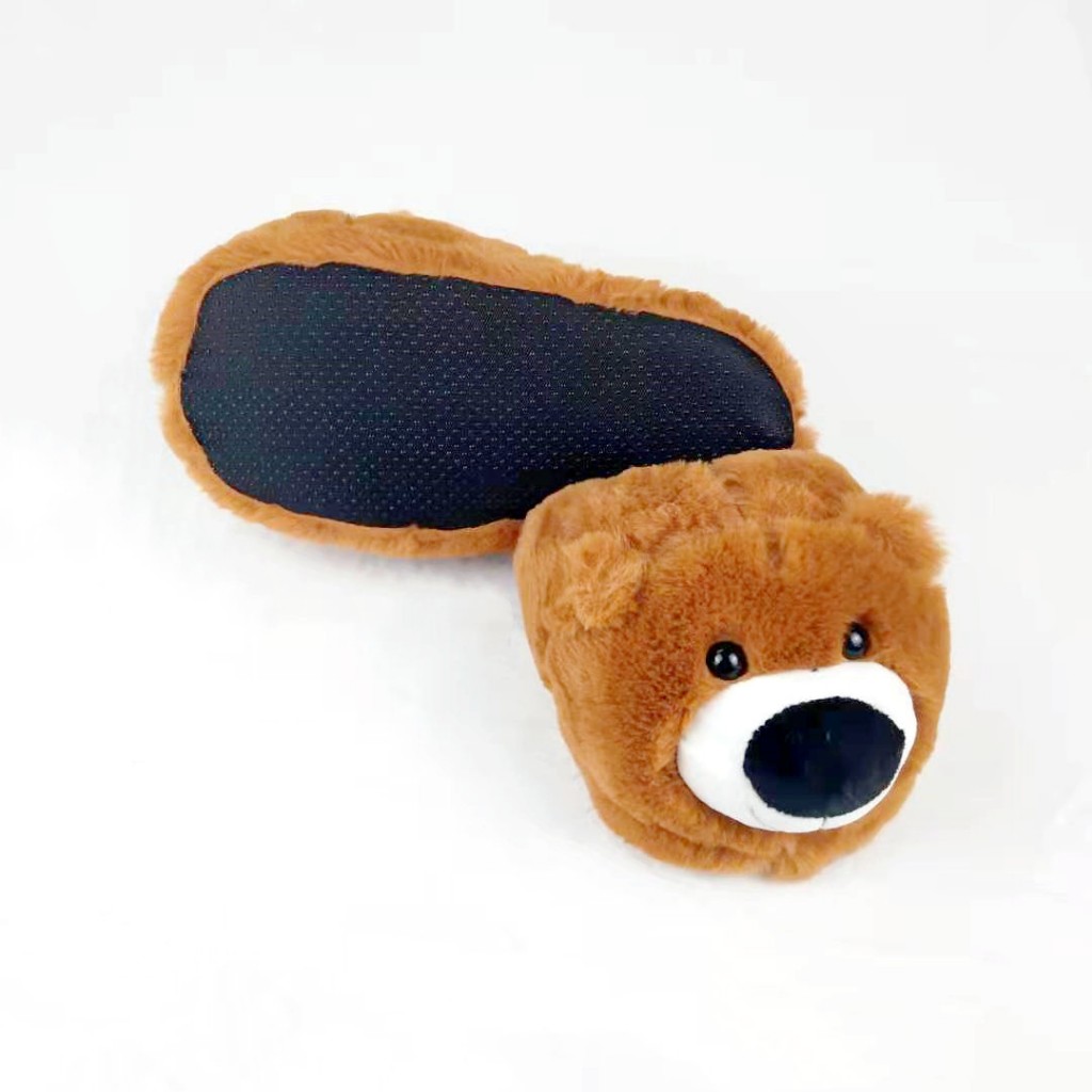 รองเท้าสลิปเปอร์ น้องหมา 🐶🐶 (23-27CM) PL01-ป๊อกน้ำตาล