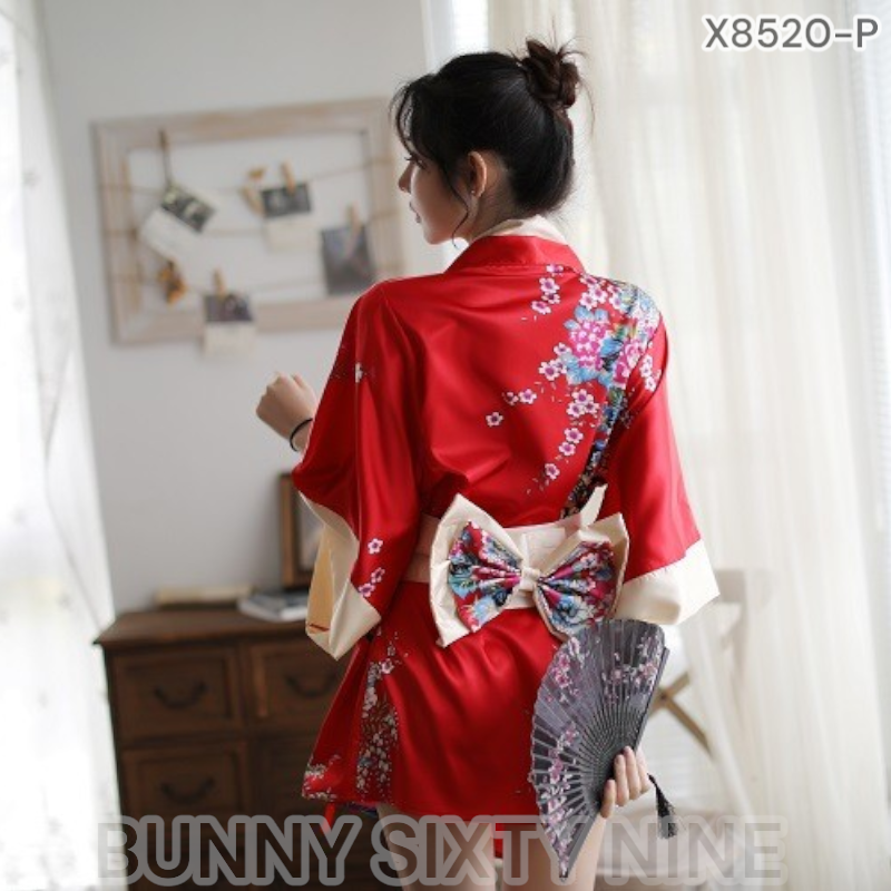 เสื้อกิโมโน คอสเพลย์กิโมโน ครบเซท