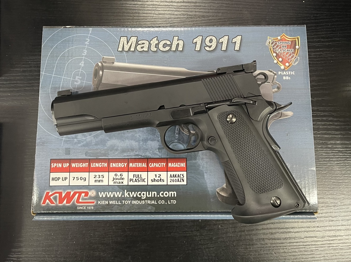 KWC Match 1911 Spring Action