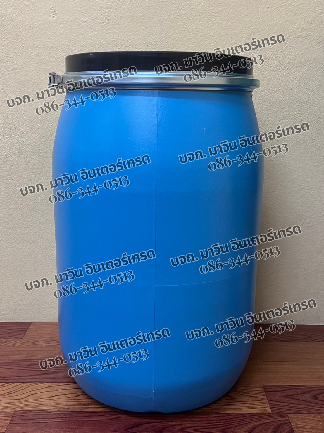 ถังเคมี พร้อมฝา 60 ลิตร มีหูหิ้ว