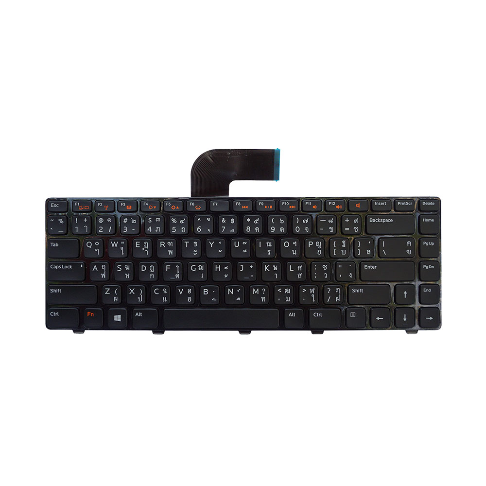คีย์บอร์ด Keyboard Dell (ไทย-อังกฤษ) N4050 N4110 M4040 M4110 N5040 N5050 , Vostro 1440 1445 1450 1540 1550 V1440 V1450
