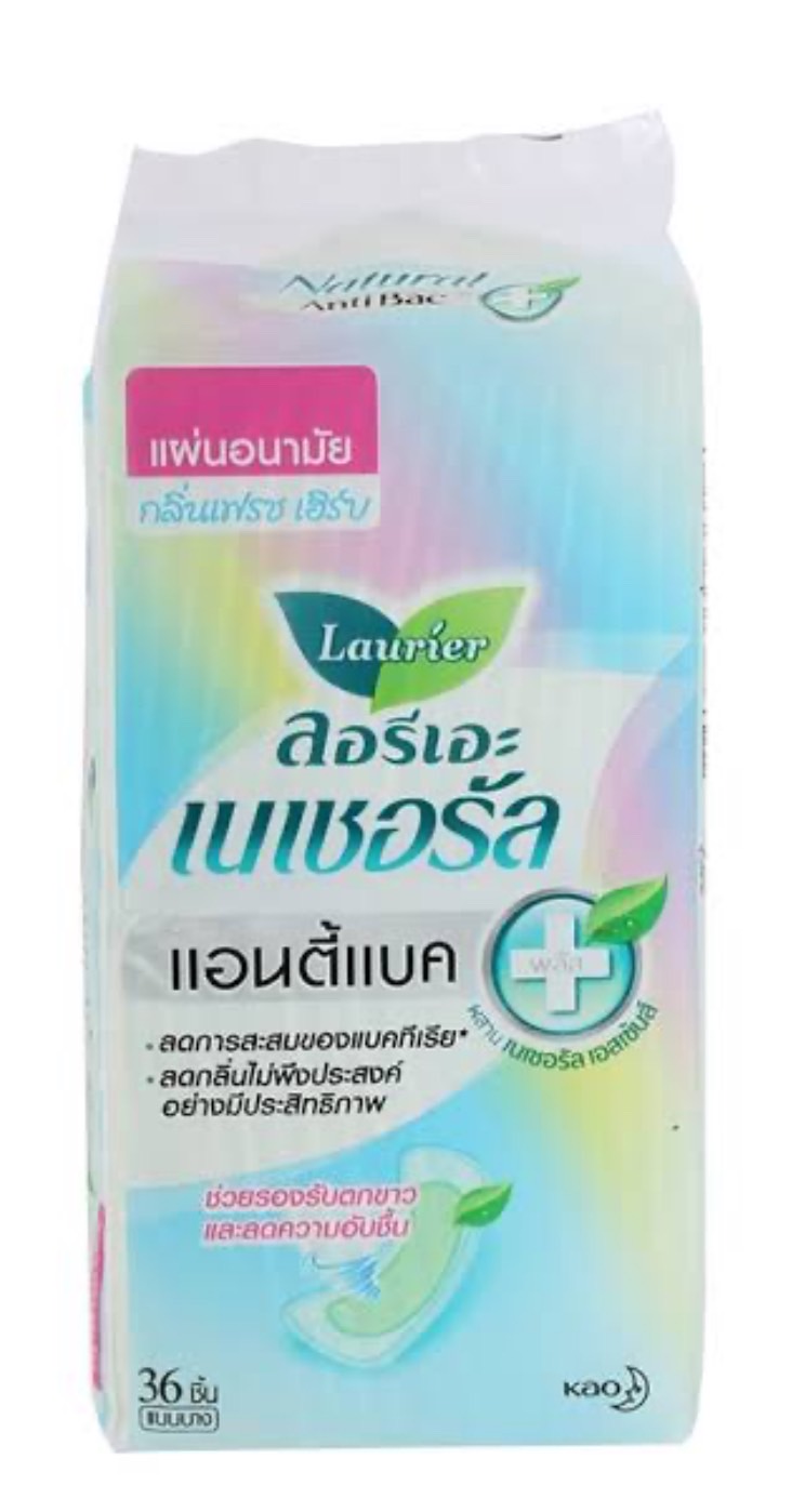 8851818038561 ลอรีเอะแอนตี้แบคแผ่นอนามัย 36ชิ้น