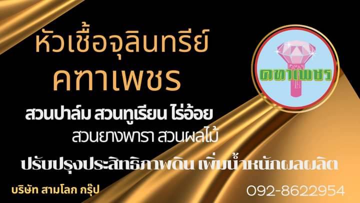 คฑาเพชรพาลุยสวนด้วยนวัตกรรมจุลินทรีย์