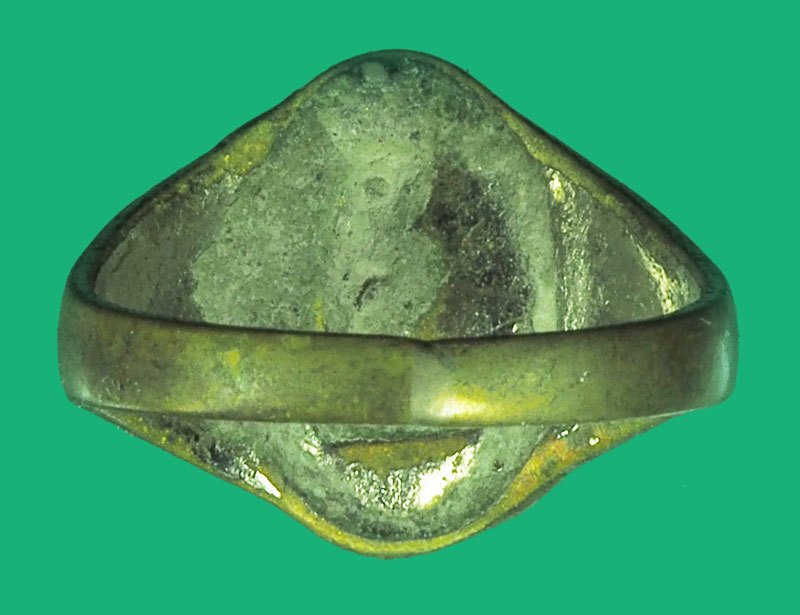 A5361 แหวนนางกวัก หลวงพ่อกวย วัดโฆษิตราราม ชัยนาท ชุบนิเกิล 12