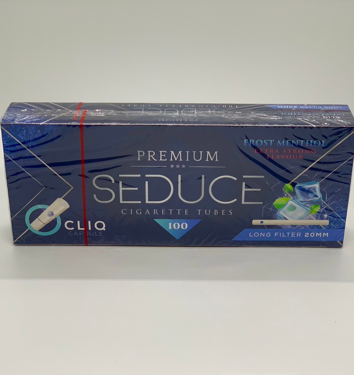 Seduced ก้นกรองบุหรี่ รุ่นเม็ดบีบเย็นเมนทอล บรรจุ 100 มวน ความยาว 20 มม.