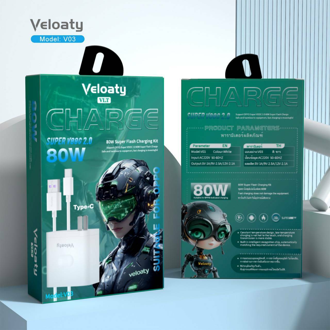 Veloaty V03 TYPE-C 80W (Oppo)