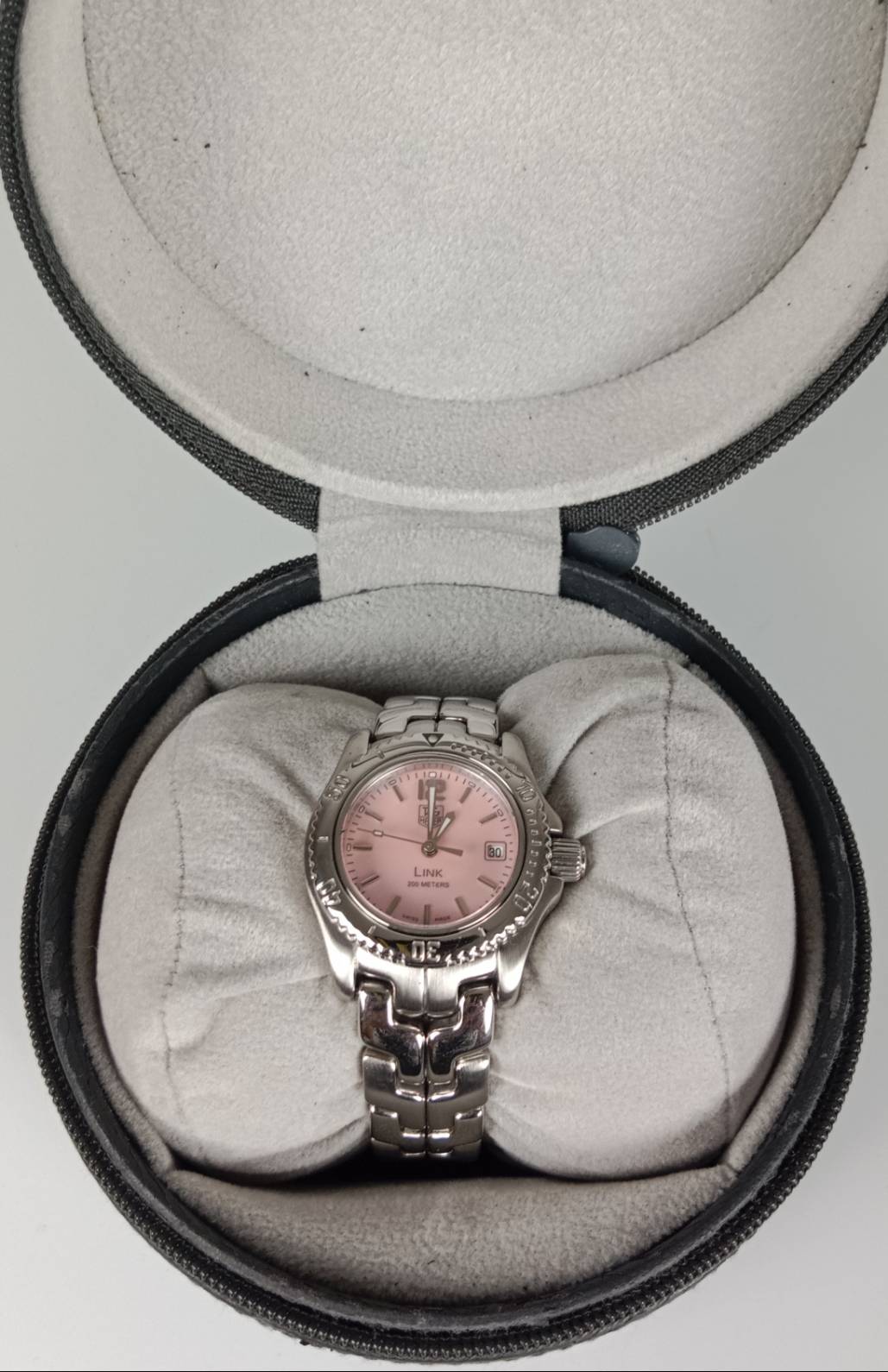 24.TAG Heuer Link Mother of Pearl Link Watch WT141M BA0560 พร้อมกล่องแท้+คู่มือ ใบรับประกัน