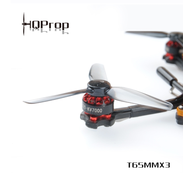 HQprop T65MMX3 2.5Inch pitch1.5 รูแกน 1.5mm Shaft Micro Whoop Prop