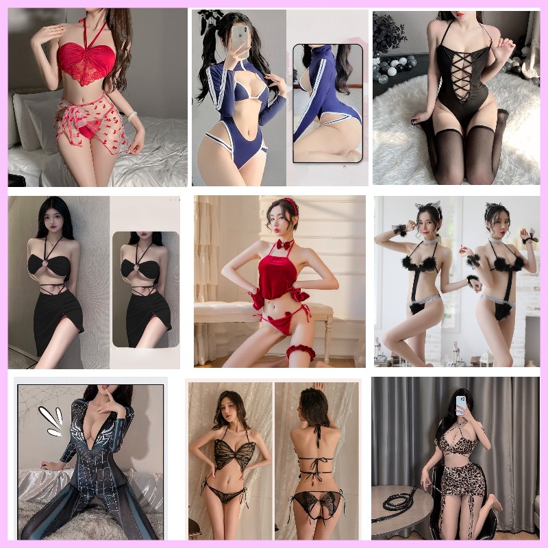 ชุดถ่ายแบบ ชุดบิกินี่ซีทรู ชุดเซ็กซี่ / Sexy Bikini See Through [Set.2]