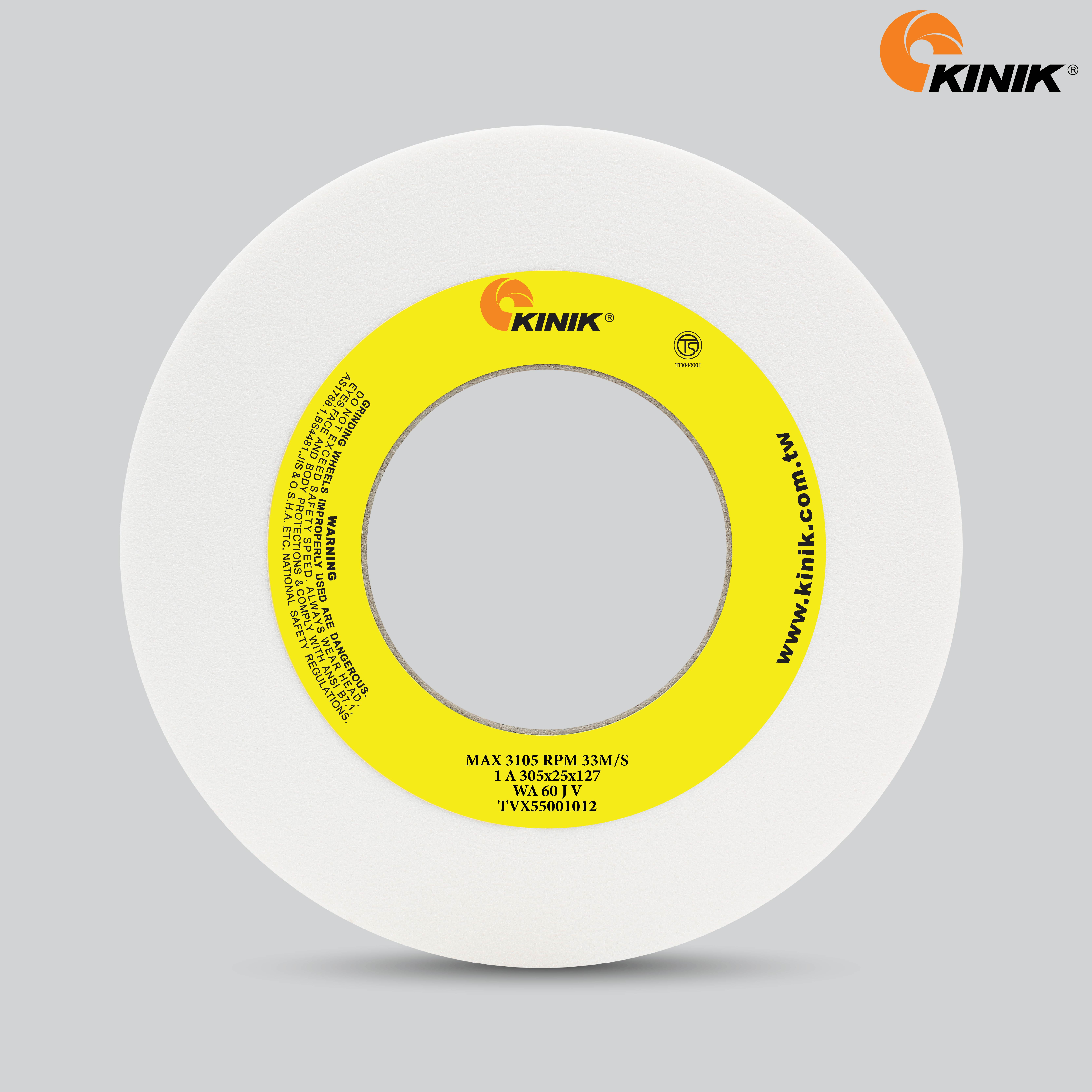 หินเจียร KINIK WA60JV1A 305x25x127 mm.