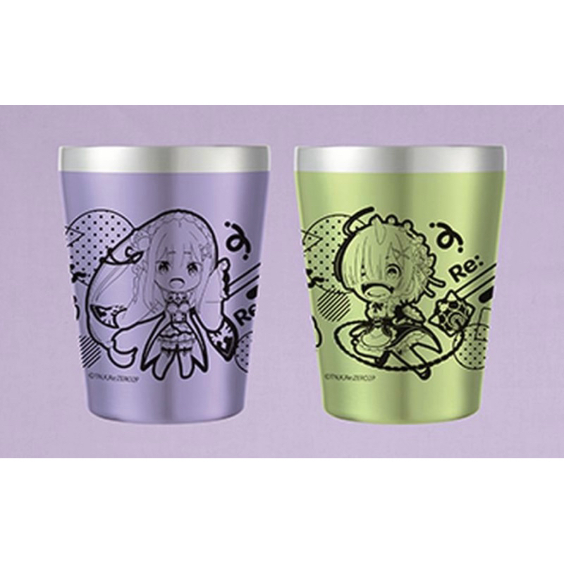 แก้วน้ำสแตนเลส เอมิเลีย&เรม -รีซีโร่[Re:Zero Starting Life In Another World -Stainless Steel Tumbler- Emilia&Rem]